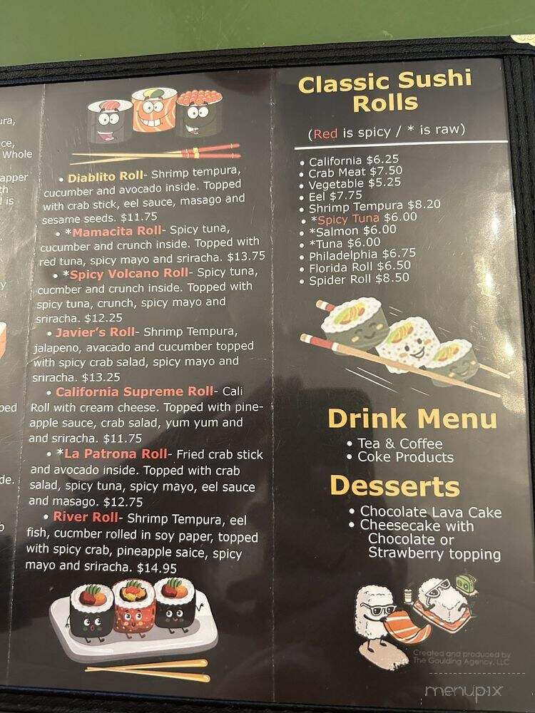 Senor Sushi - Chipley, FL menu_pic