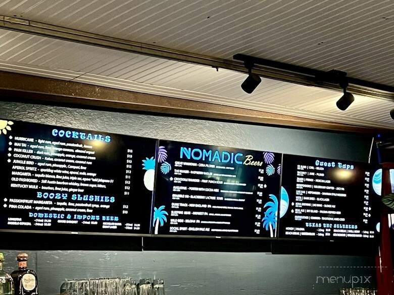 Nomadic Outpost - Austin, TX menu_pic