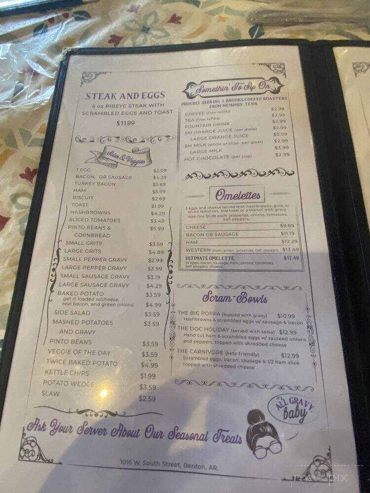 Niecey's - Benton, AR menu_pic