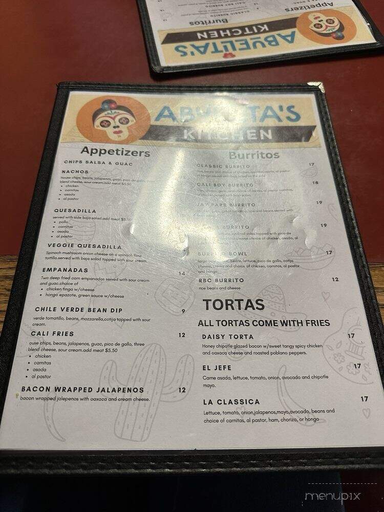 Abuelita's Kitchen - Seattle, WA menu_pic