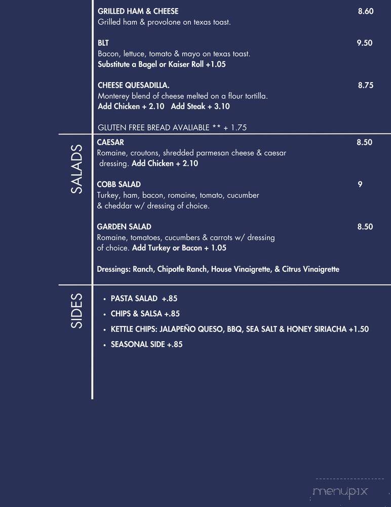 Lil Bean Cafe - Jacksonville, NC menu_pic
