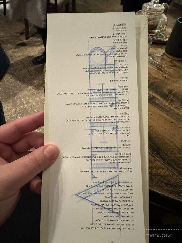 Atelier Restaurant - Chicago, IL menu_pic
