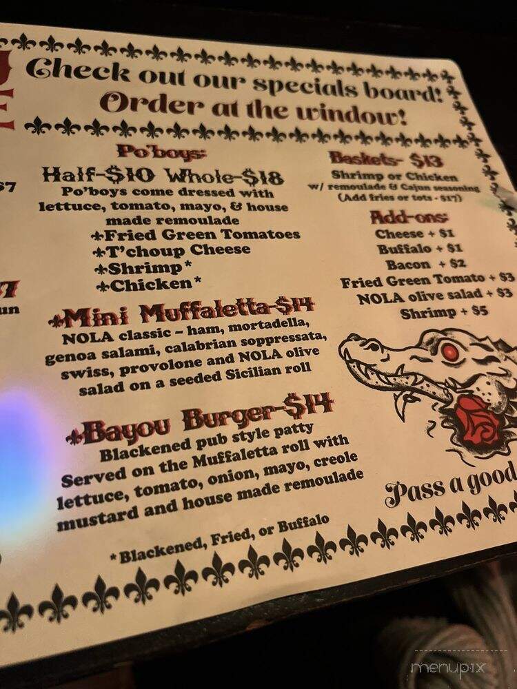 Rose's R&R Bar - Brooklyn, NY menu_pic