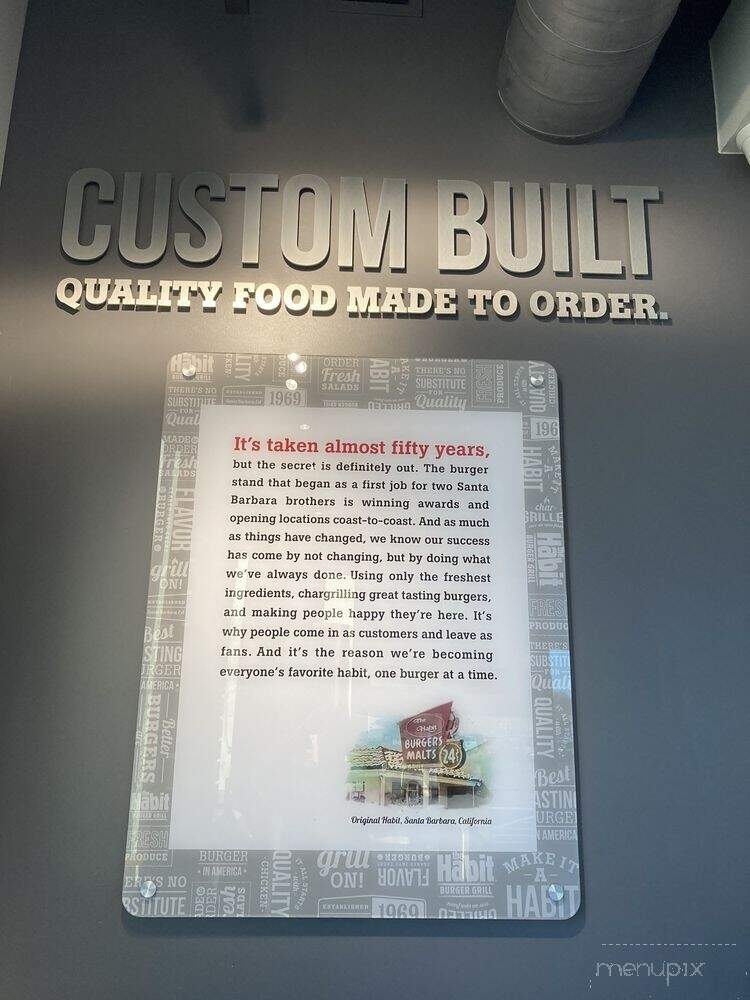 The Habit Burger Grill - Monroe, NC menu_pic