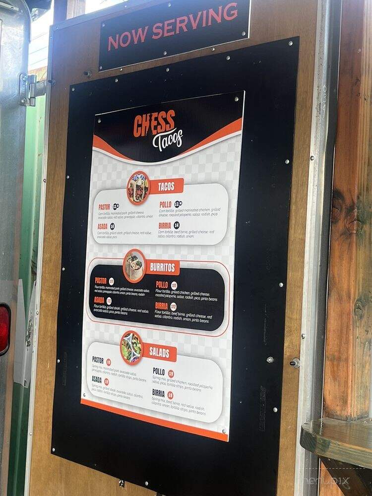 Chess Tacos - Portland, OR menu_pic