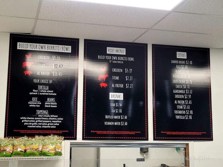 The Burrito Spot - Brownsville, TX menu_pic