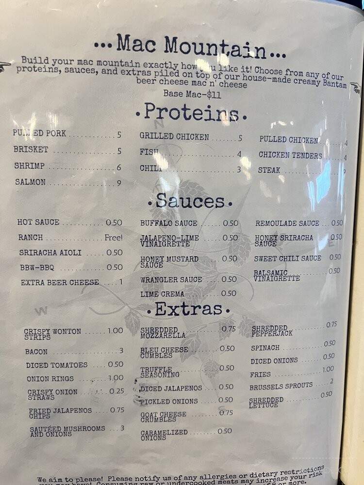Butler Brew Works - Valencia, PA menu_pic