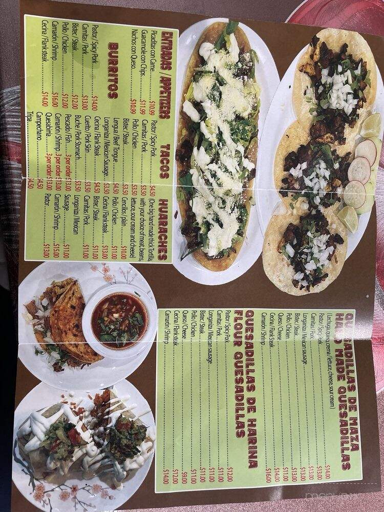 Tacos Nicole - Middletown, NY menu_pic