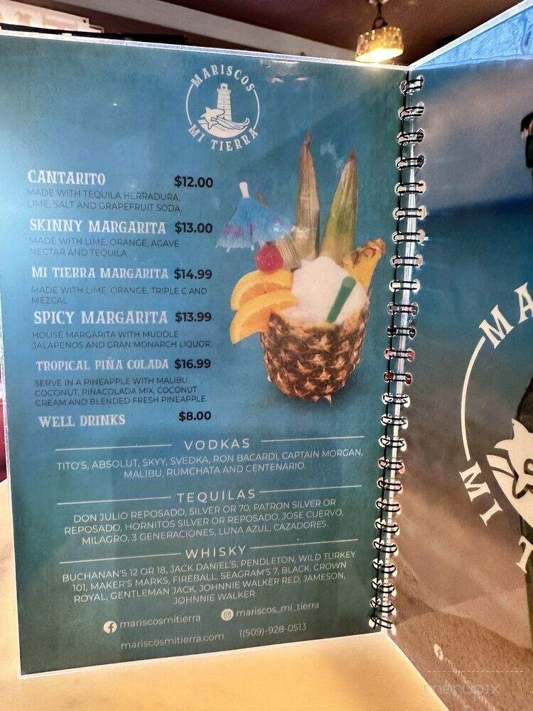 Mariscos Mi Tierra - Spokane Valley, WA menu_pic