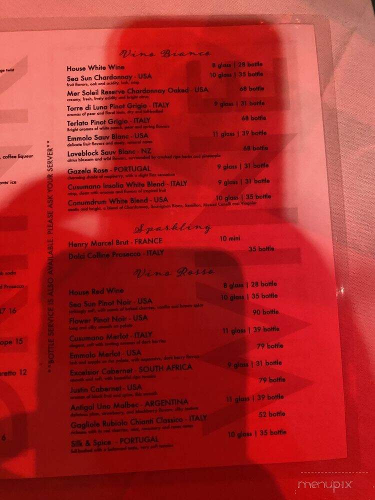 Carciofi Pasta & Lounge - Longmont, CO menu_pic