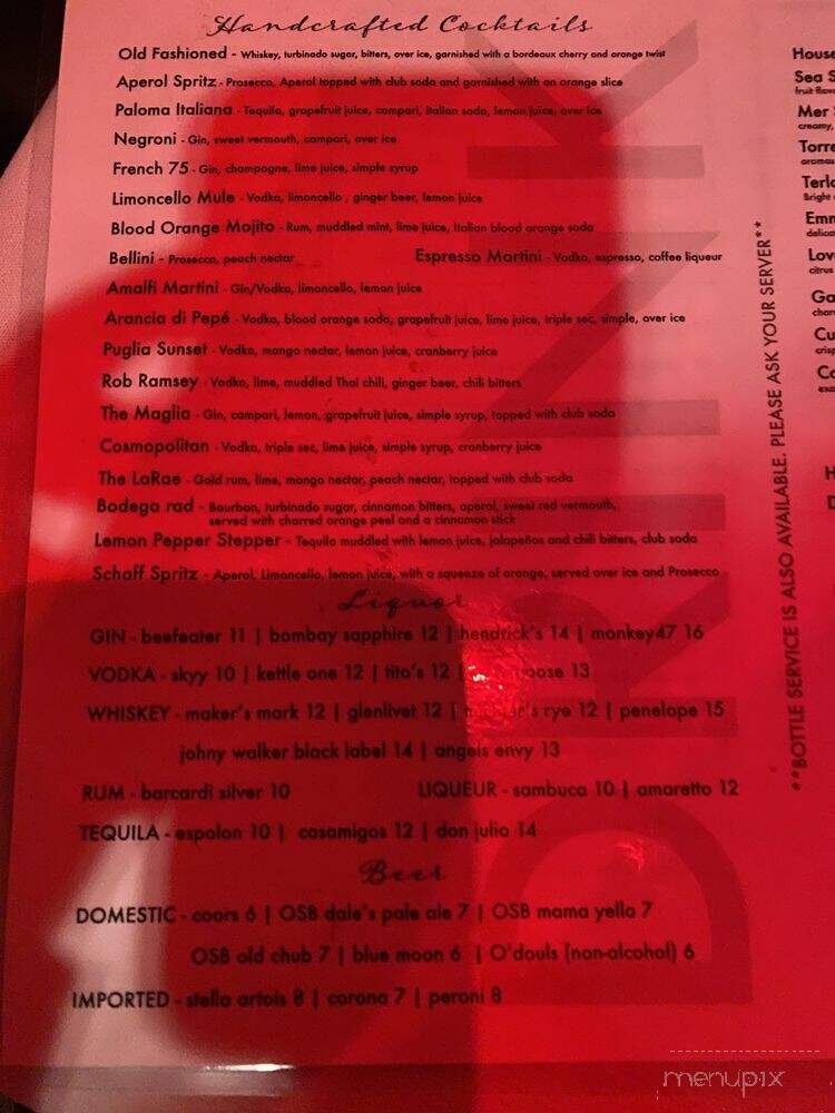 Carciofi Pasta & Lounge - Longmont, CO menu_pic