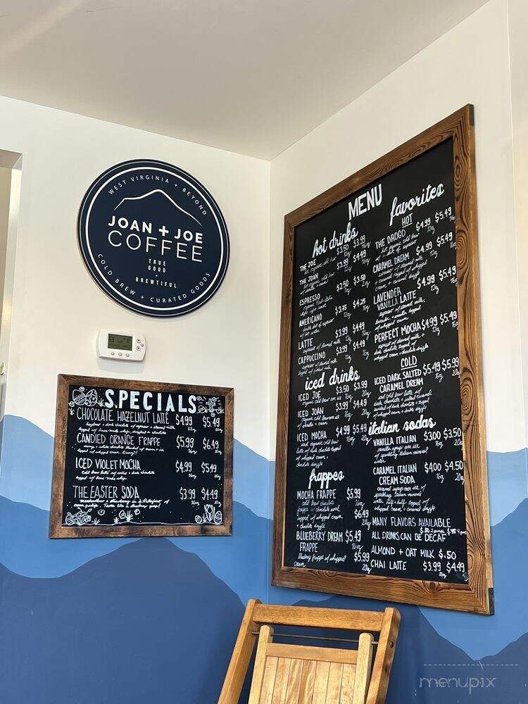 Joan + Joe Coffee - Charles Town, WV menu_pic