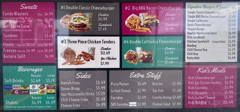 Tim's Drive In - Hanford, CA menu_pic