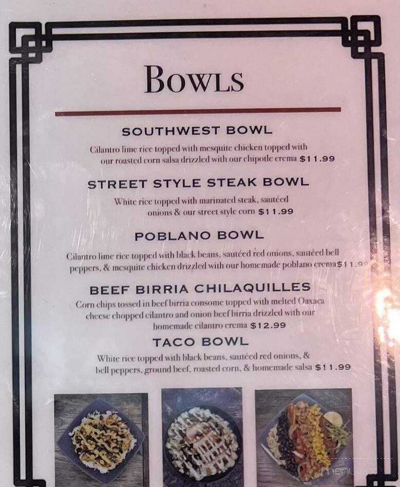 TacoMaster Grill - Fort Worth, TX menu_pic