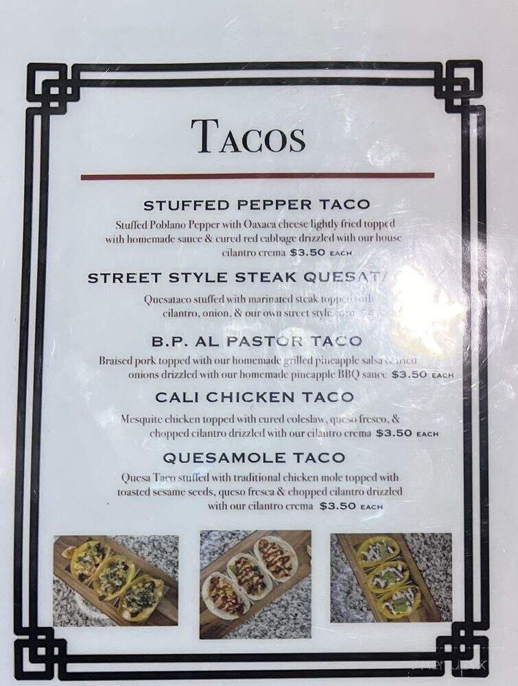 TacoMaster Grill - Fort Worth, TX menu_pic