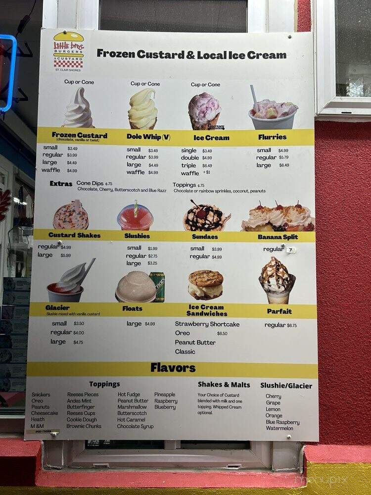 Little Bros Burgers - St. Clair Shores, MI menu_pic