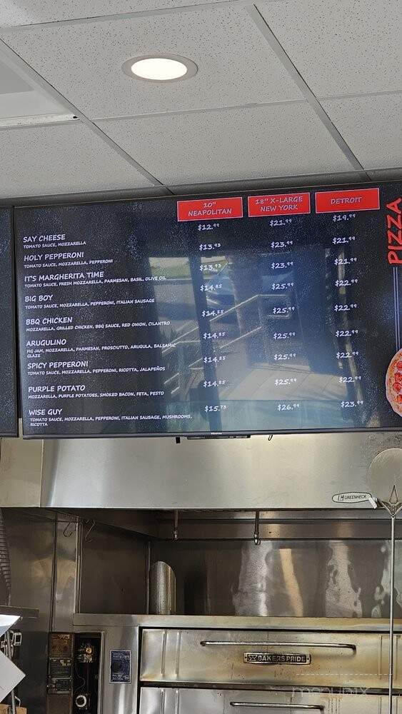 Big Oven Pizza - San Diego, CA menu_pic