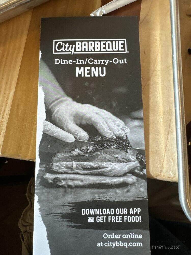City Barbeque - High Point, NC menu_pic