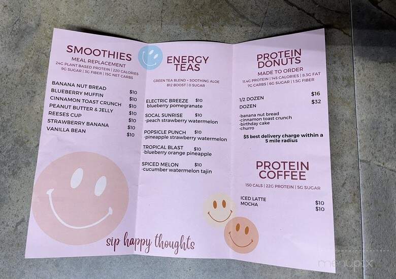 Stone Nutrition - Glendora, CA menu_pic