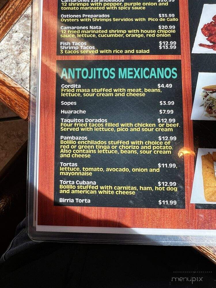 Los Michoacanos Garcias - Springfield, MO menu_pic