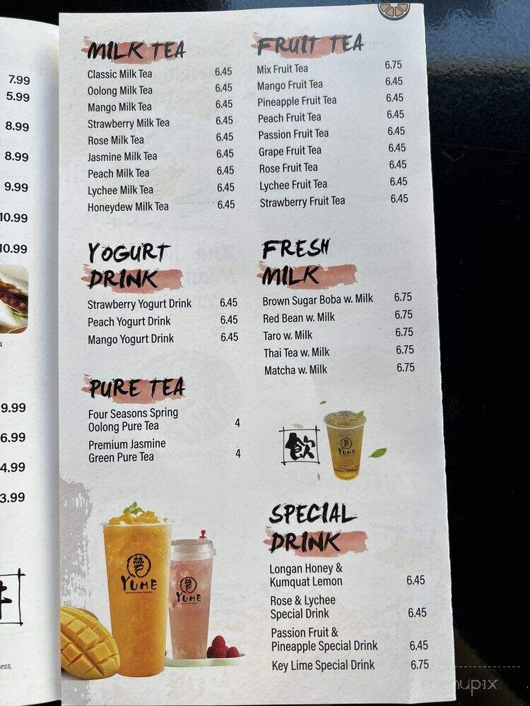 Yume Ramen & Bubble Tea - Cutler Bay, FL menu_pic