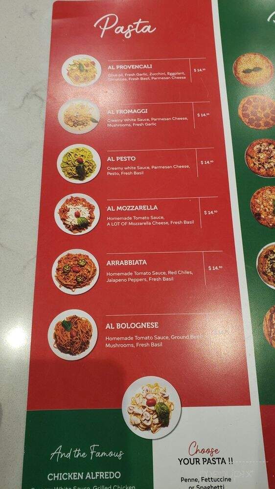OGusto - Los Angeles, CA menu_pic