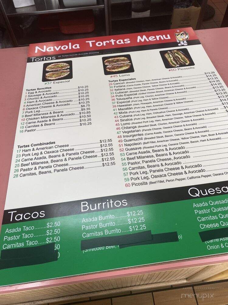 Navolatortas - Roy, UT menu_pic