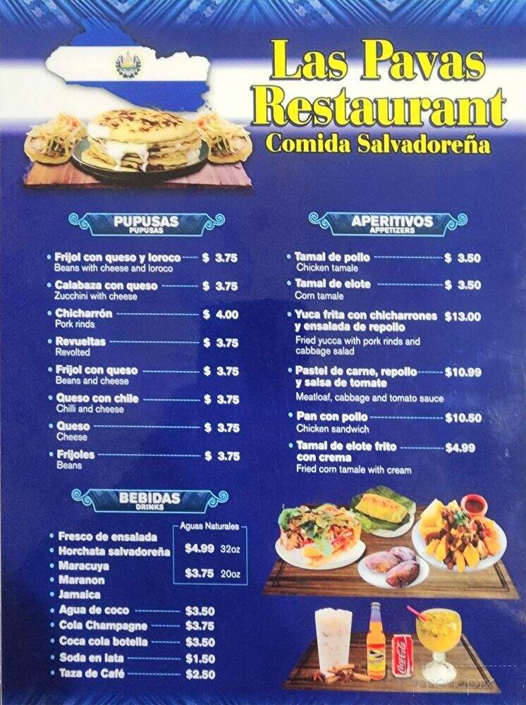 Las Pavas - Bell Gardens, CA menu_pic