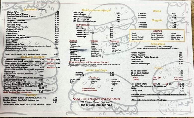 Good Times Burgers and Ice Cream - Dundee, FL