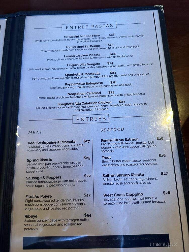Cibo Vino - Omaha, NE menu_pic
