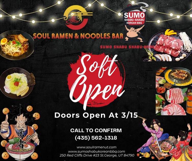 Soul Ramen & Noodles Bar - St. George, UT menu_pic
