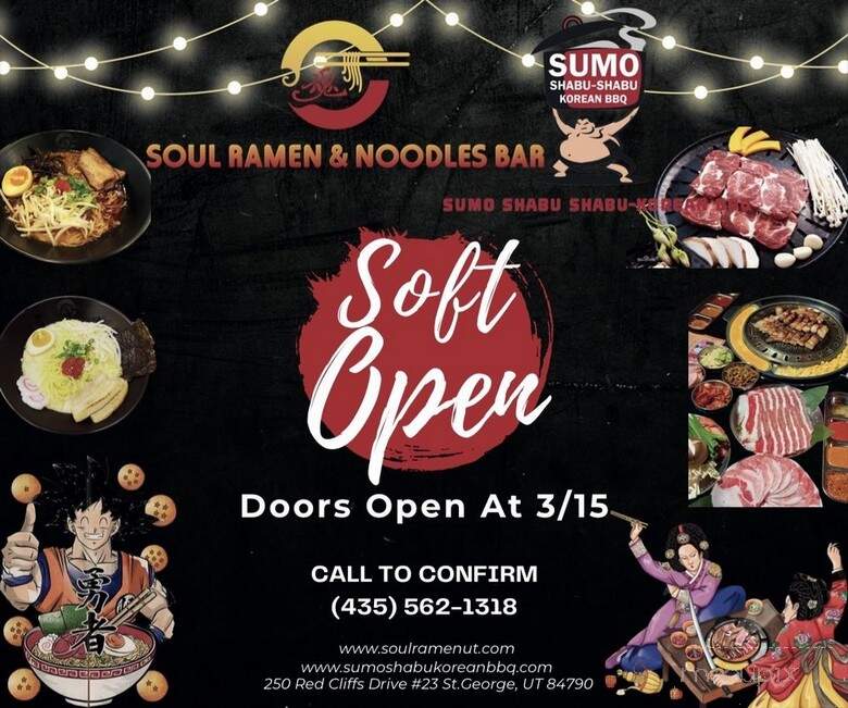 Soul Ramen & Noodles Bar - St. George, UT menu_pic