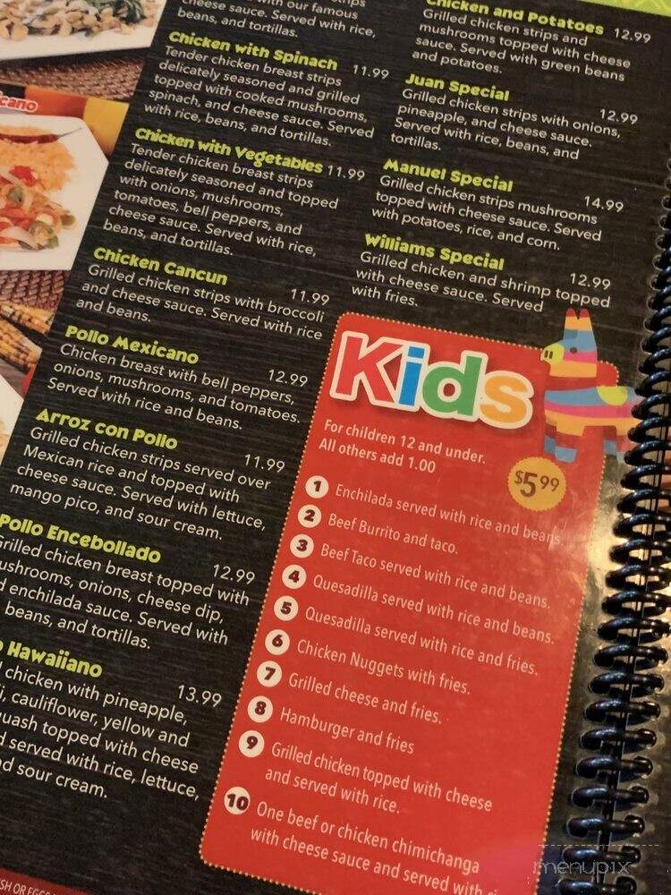 Tres Hermanos Nunes - Tipton, IN menu_pic