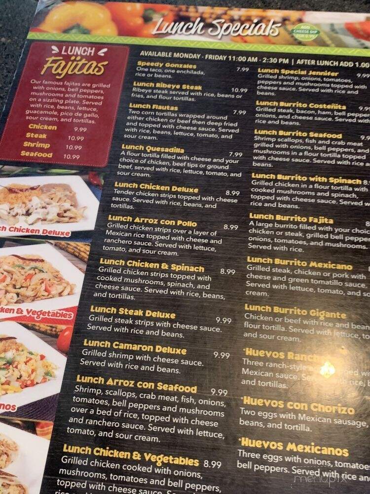 Tres Hermanos Nunes - Tipton, IN menu_pic