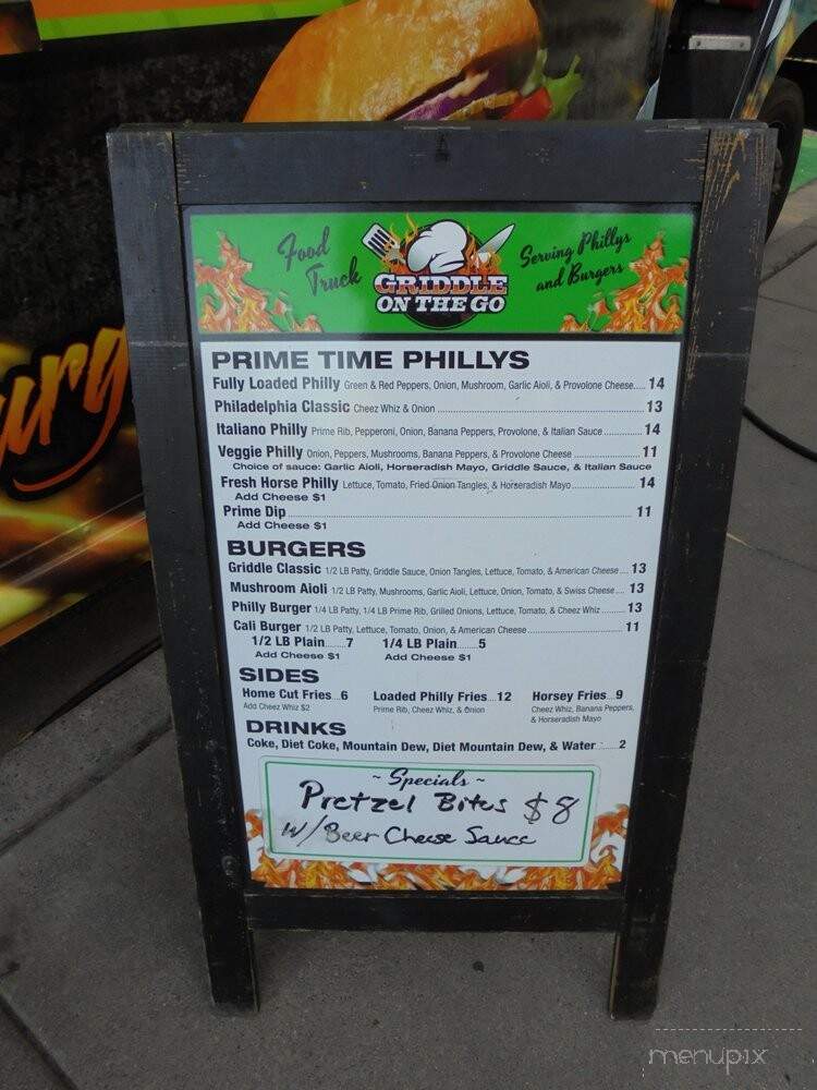Griddle on the Go - Ramsey, MN menu_pic