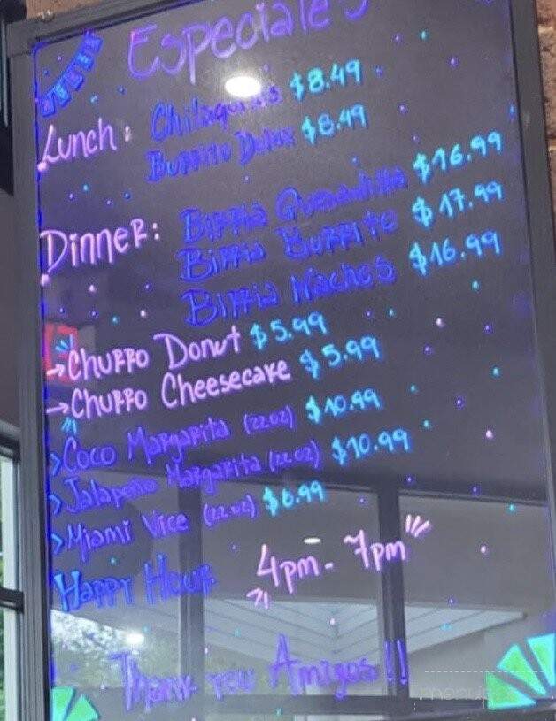 La Terraza Mexican Grill - Williamsburg, VA menu_pic