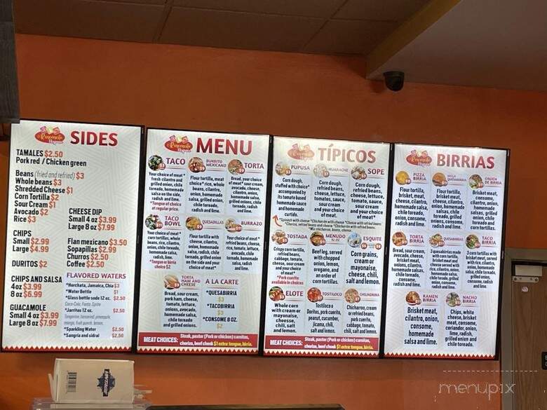 Rinconcito Hispano - Ames, IA menu_pic
