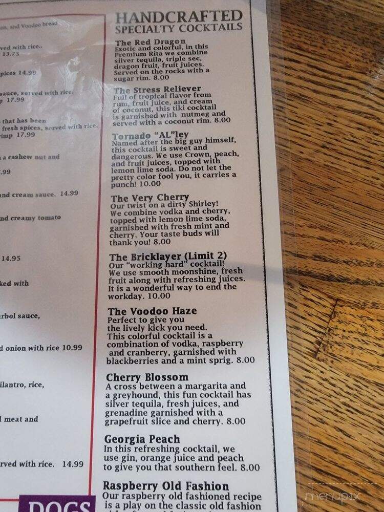 Bricks & Brews - Danville, KY menu_pic