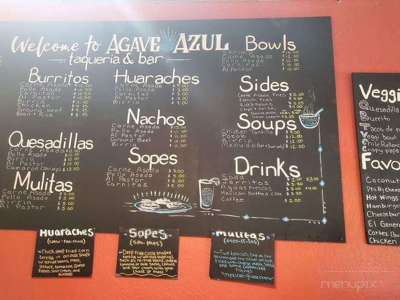 Agave Azul Taqueria & Bar - Cortez, CO menu_pic