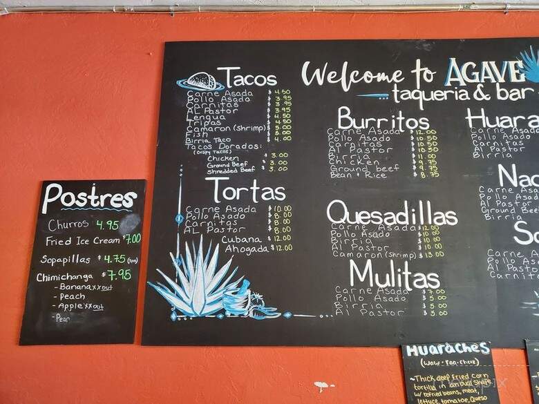 Agave Azul Taqueria & Bar - Cortez, CO menu_pic