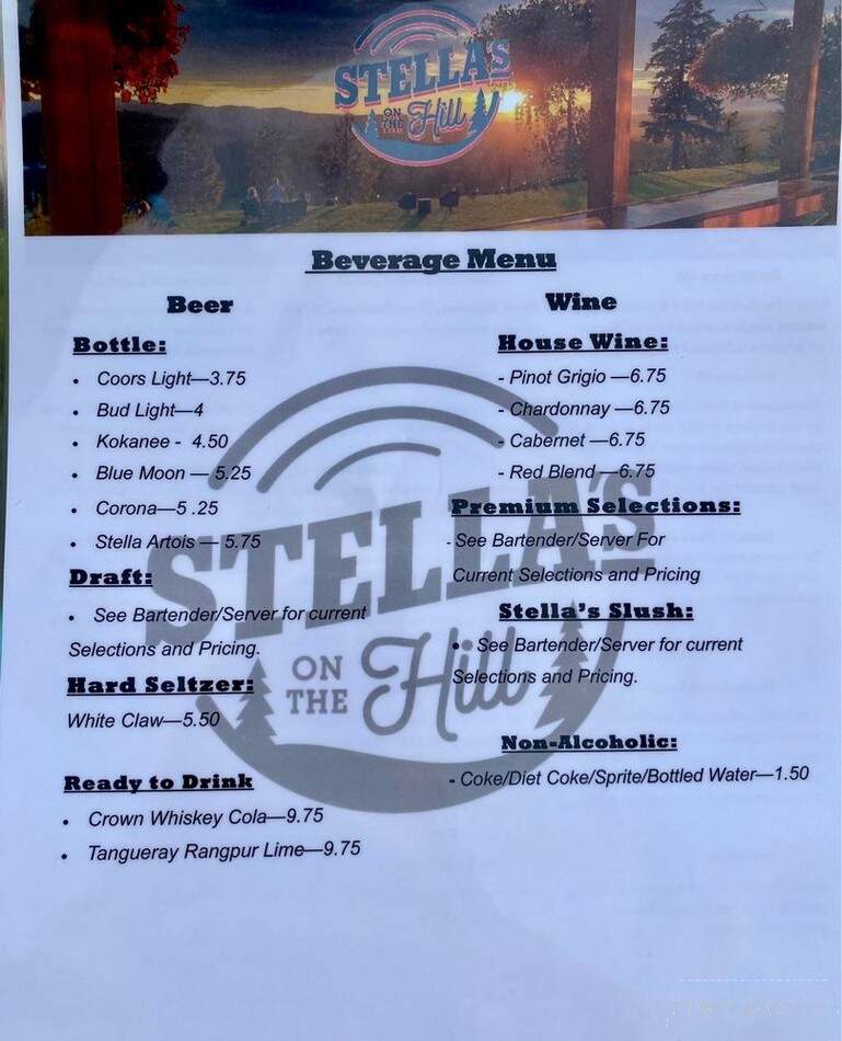 Stellas on the Hill - Coeur d'Alene, ID