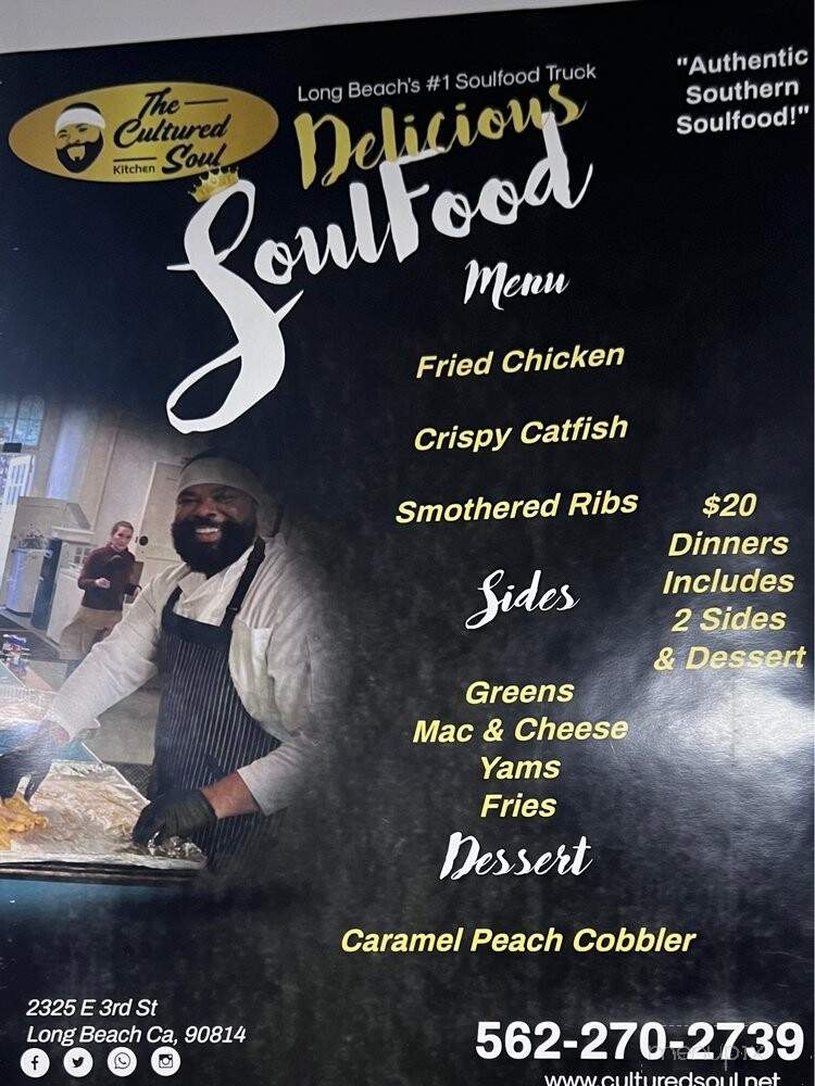 The Cultured Soul Kitchen - Long Beach, CA menu_pic