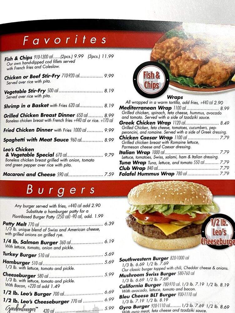 Leo's Coney Island - Highland, MI menu_pic
