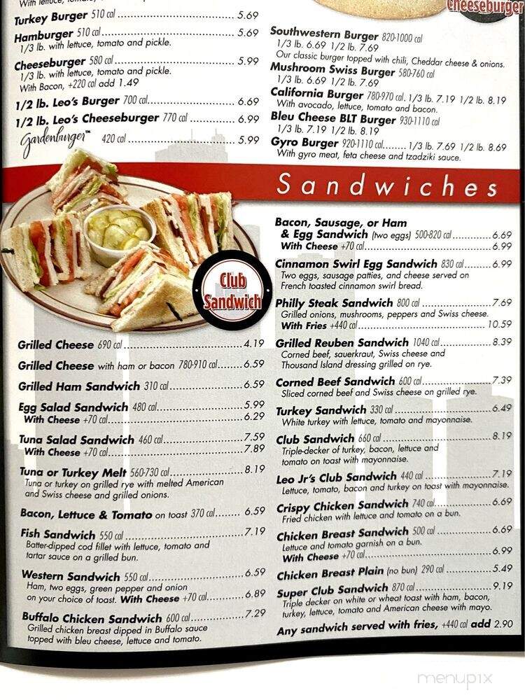 Leo's Coney Island - Highland, MI menu_pic