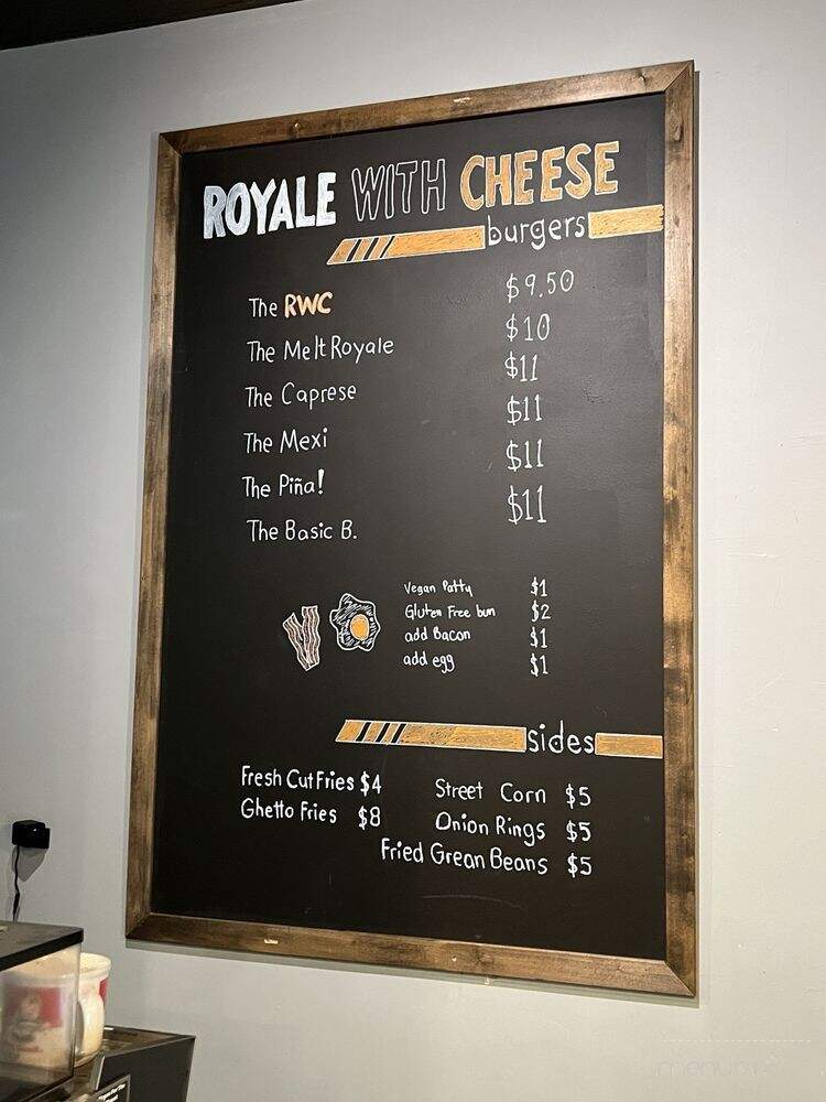 Royale with Cheese: LaPorte - La Porte, IN menu_pic