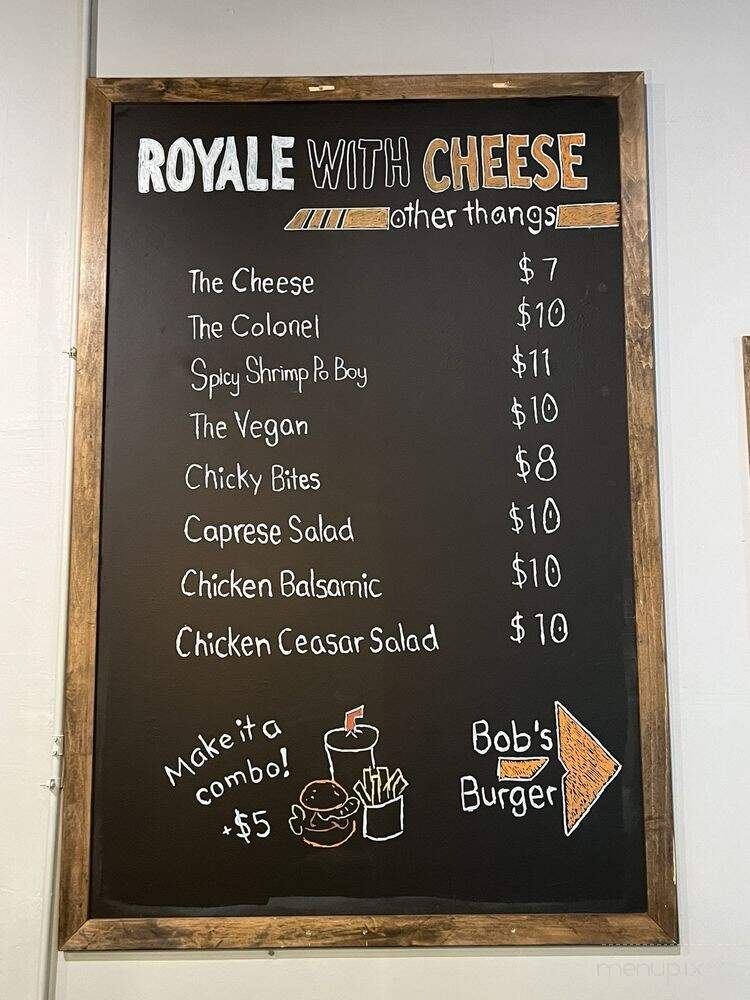 Royale with Cheese: LaPorte - La Porte, IN menu_pic