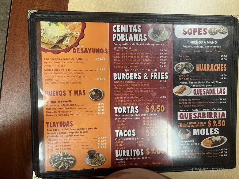 El Tule Mexican Restaurant - Huntington Park, CA menu_pic