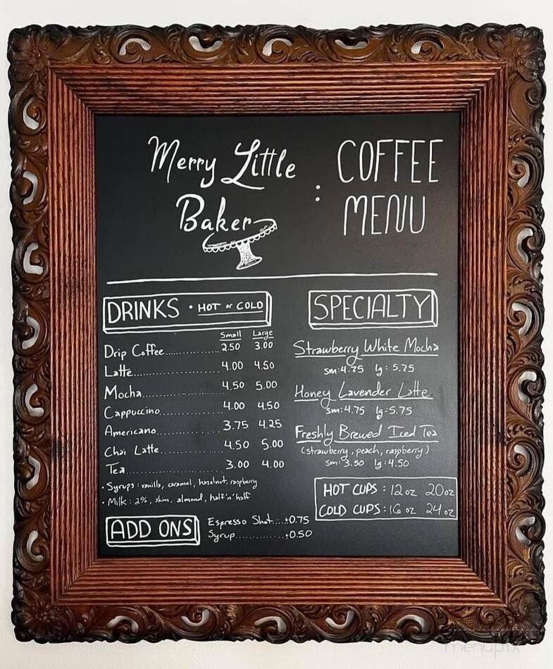 Merry Little Baker - St. Joseph, MI menu_pic