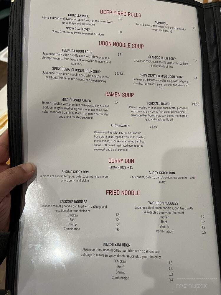 Dayu Japanese Sushi & Grill - Kenner, LA menu_pic