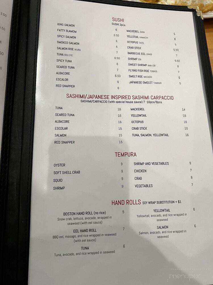 Dayu Japanese Sushi & Grill - Kenner, LA menu_pic
